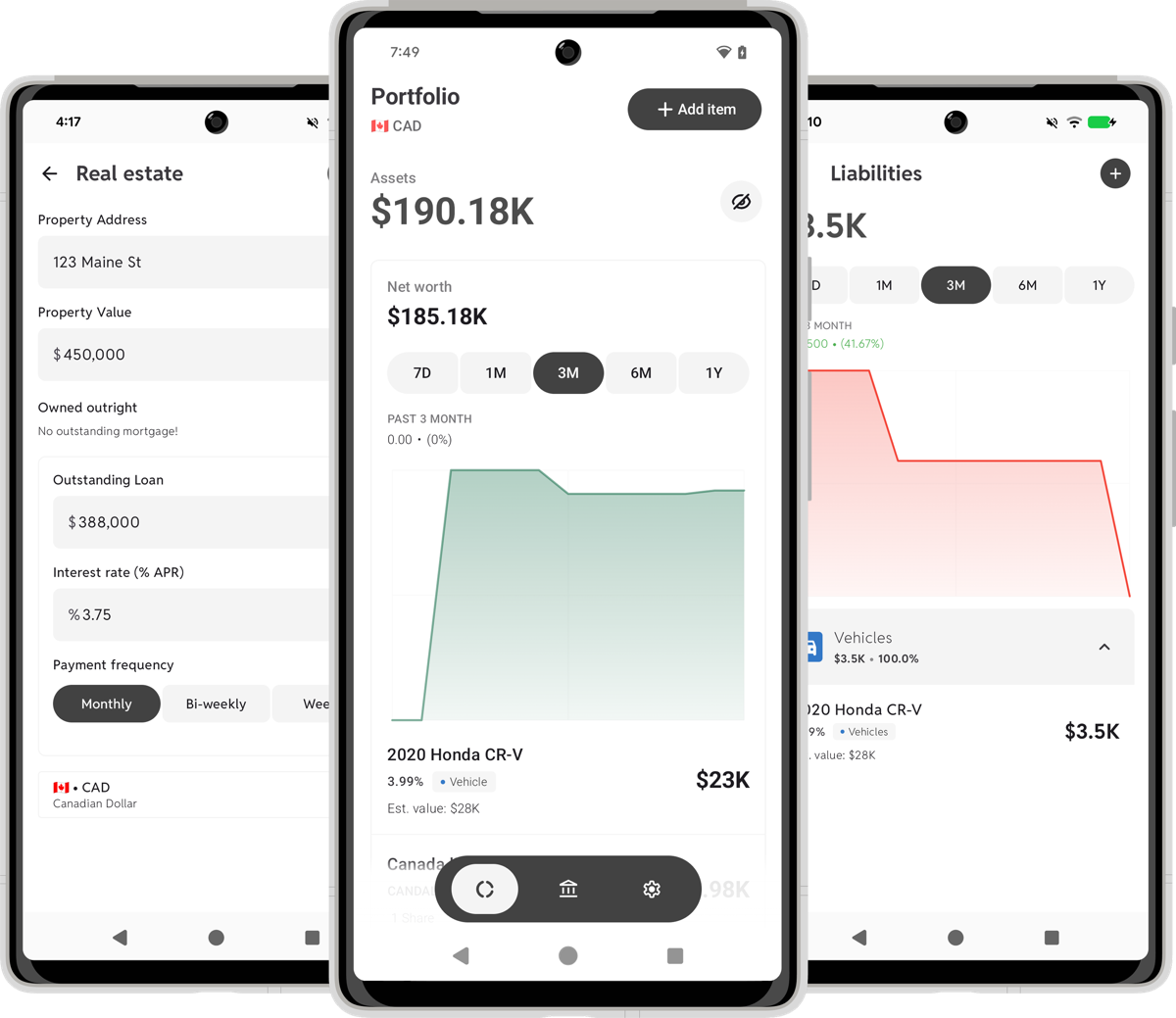 Worthy net worth tracker dashboard in United Kingdom